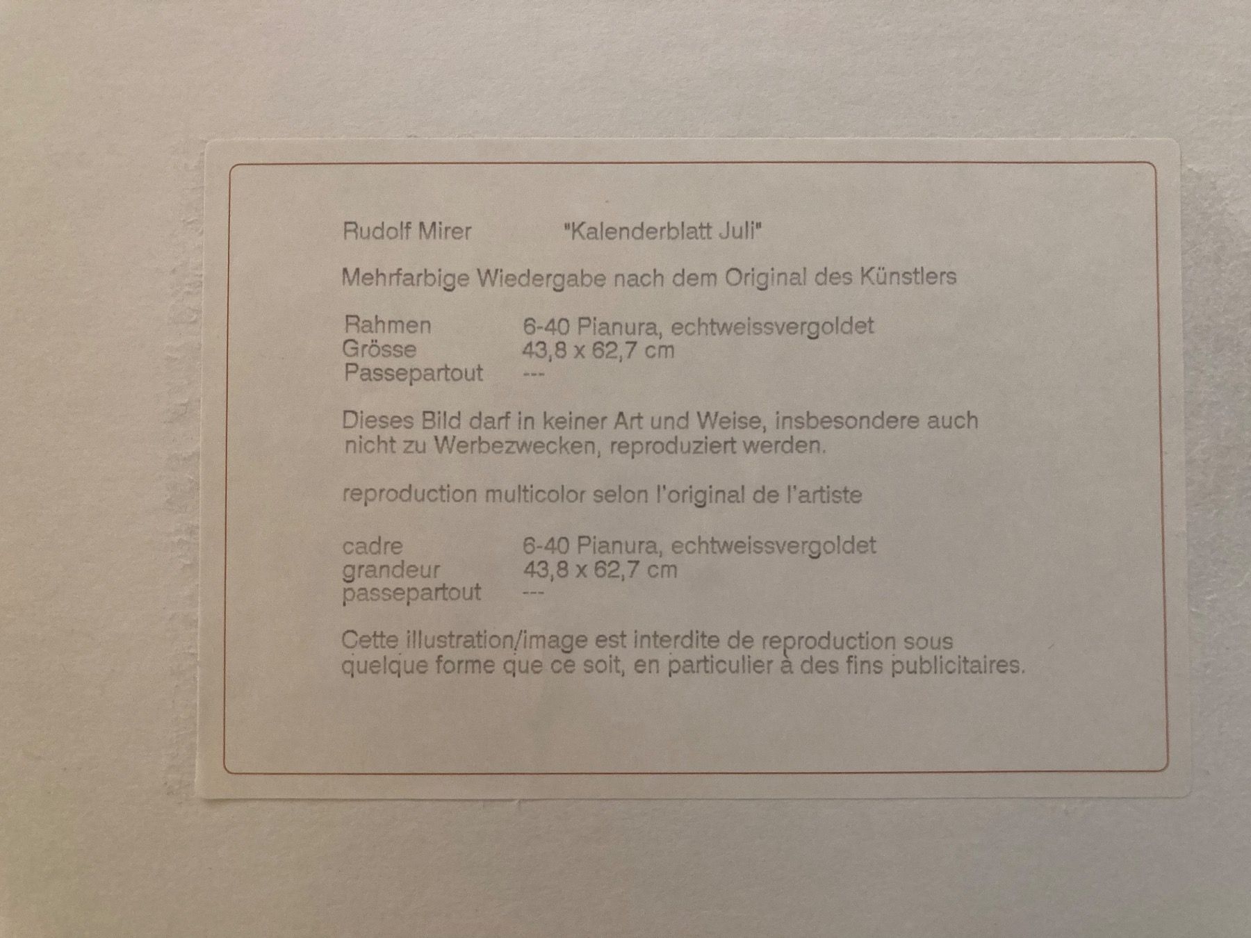 Foto & Immagini: Bild von Rudolf Mirer – Usato da Lindau venduto da fam_pp2t 6