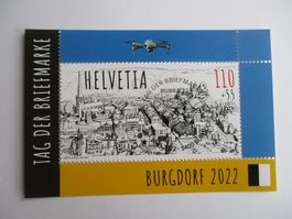 Voll Sonderstempel Tag der Briefmarke Block Burgdorf