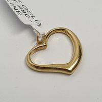 Echt 18K Gold - Herz Anhänger