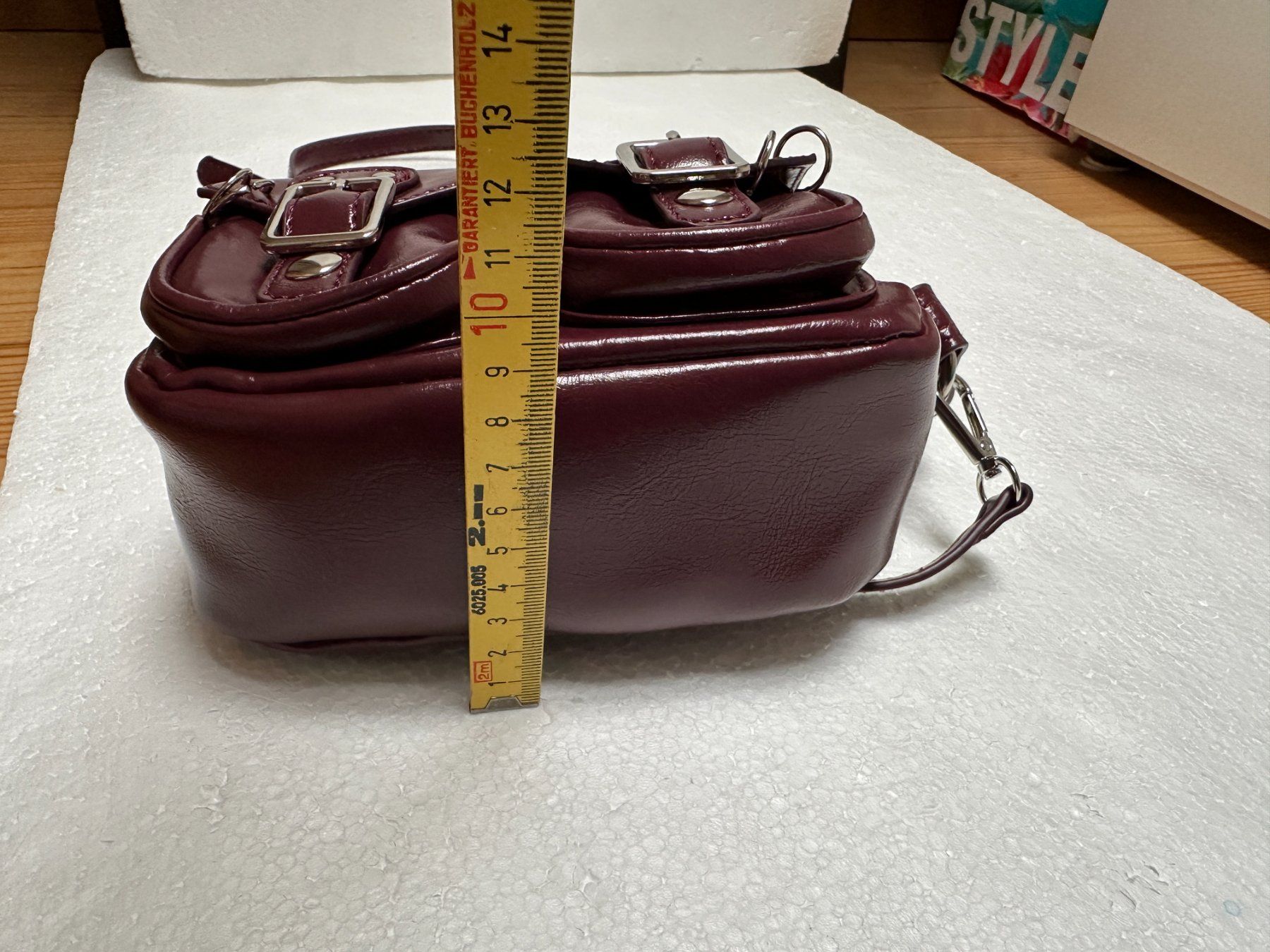 Borse da donna: Täschchen Tasche bordeaux neu! – Nuovo e nell'imballaggio originale da Gümmenen venduto da FelizitasHermann 7