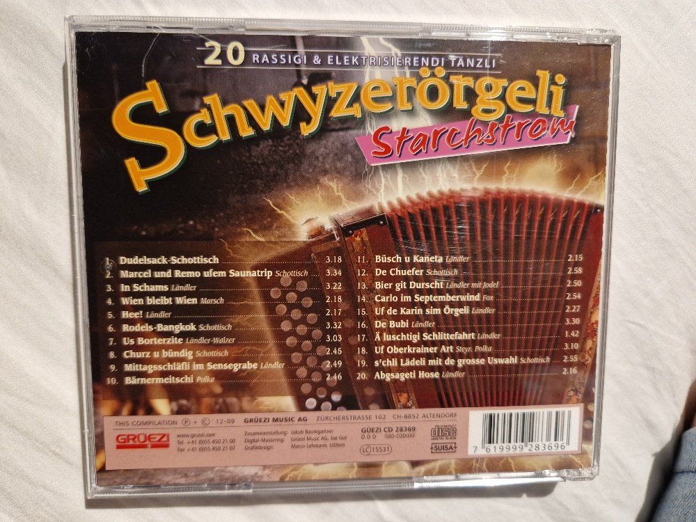 CDs: Schwyzerörgeli - Starchstrom - Vergriffen! – Gebraucht aus Brittnau von Zibu 1