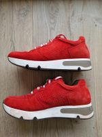 Rote Gabor Sneaker comfort Gr. 5 1/5, Wildleder