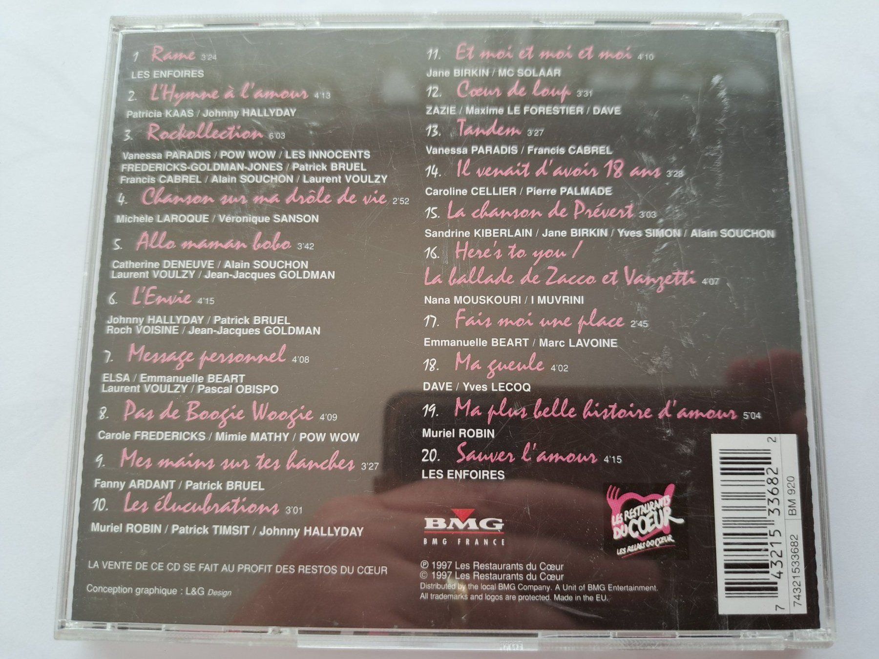 CD: Cd Le Zénith de Enfoirés  – Usato da Pully venduto da bro_n52j 1
