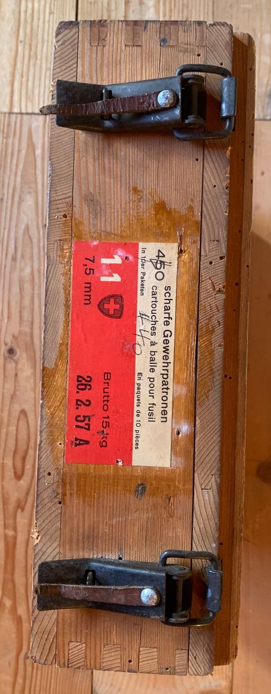 Equipement & pcs de rechange: Munitionskiste der CH Armee – D'occasion à Goldingen par Bergler012 2