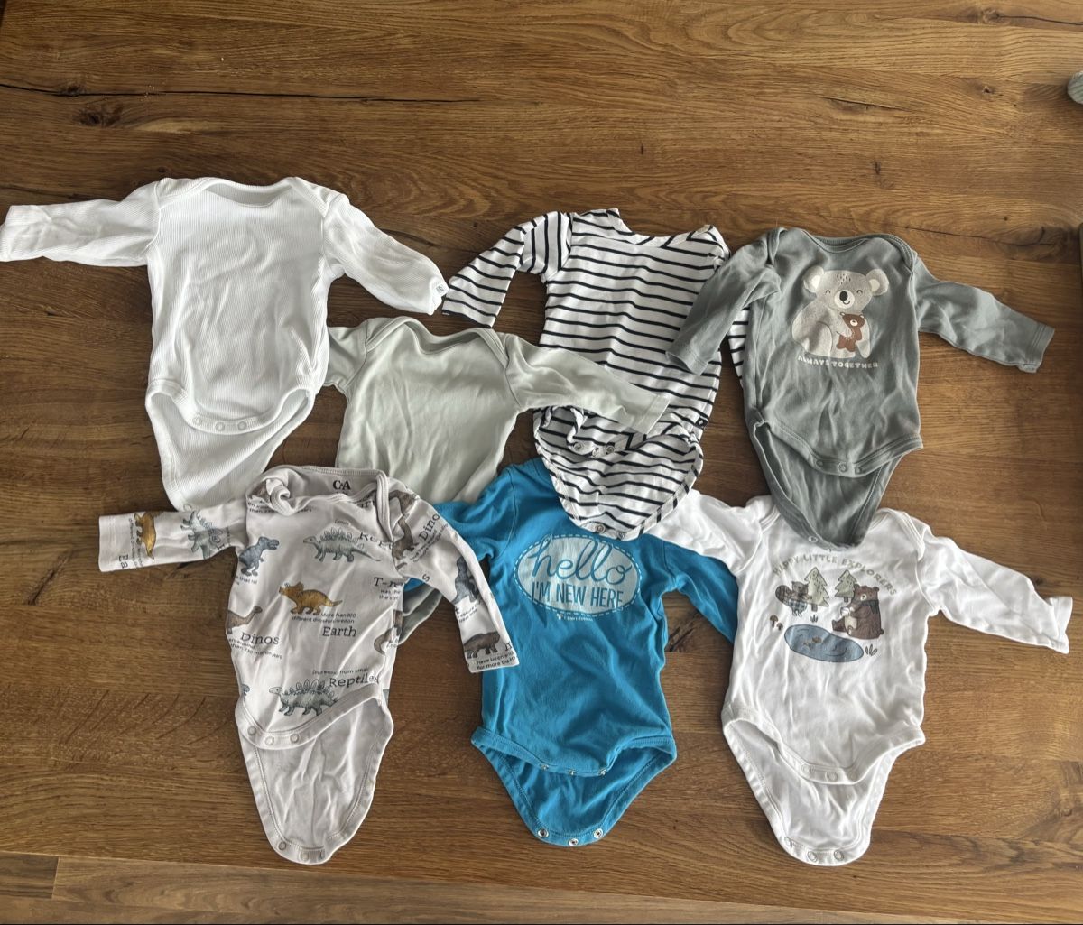 Lotti & Set di vestiti: 7 Langarmbodys, Grösse 62 – Usato da Toffen venduto da Mara685