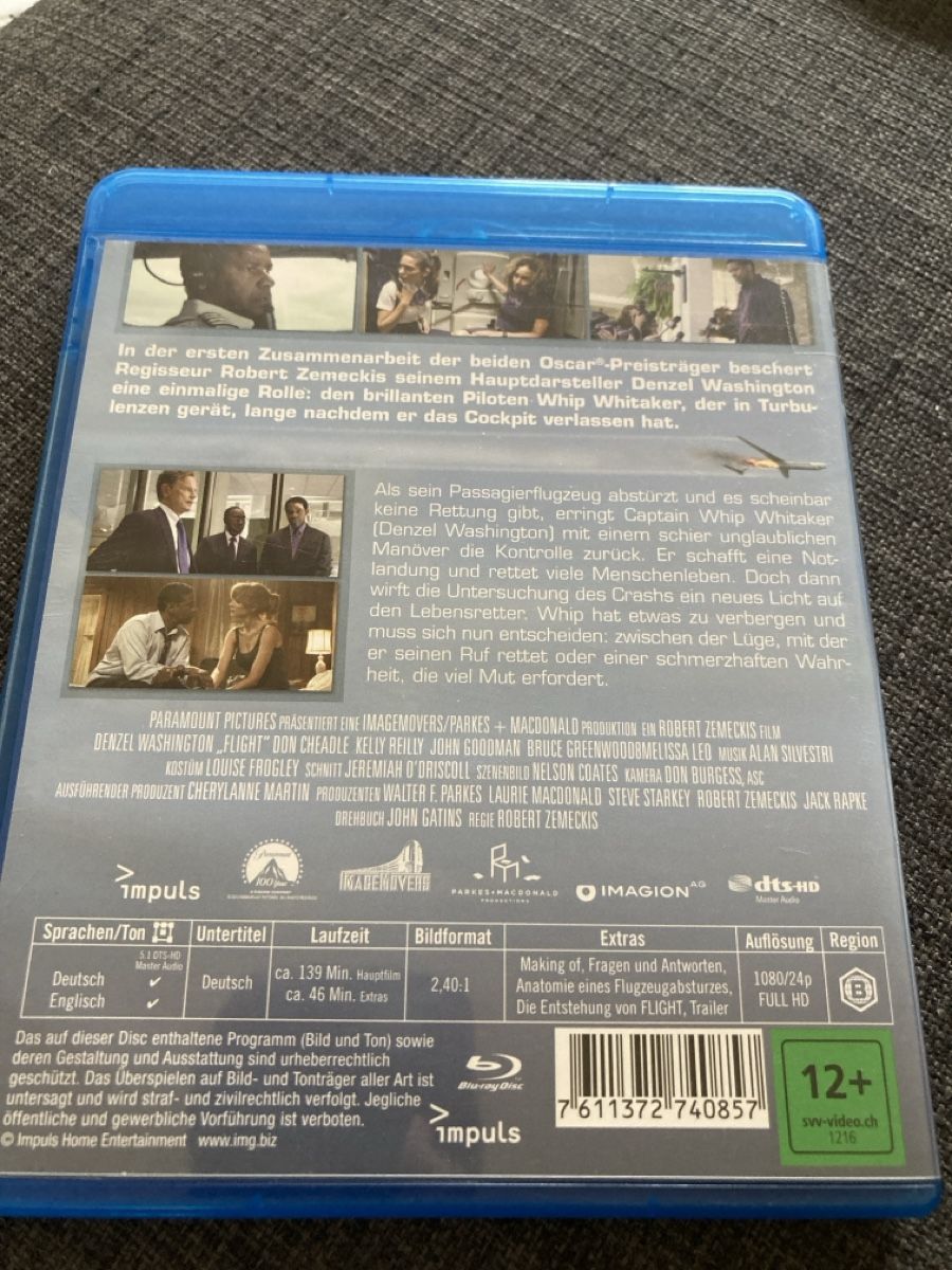 Tutti i DVDs: Blu-ray Flight – Usato da Zürich venduto da LaraS30 1