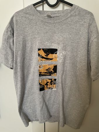 Tshirt L shirt grau all you need is skate - skateboarden LA