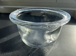 Salatschüssel aus Glas - Hergiswil