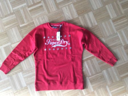 Superdry Sweatshirt Gr. 36/38 Oversize Neuwertig