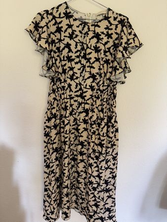 Ulla Johnson Anaïs White floral  printed midi dress
