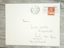 TR20 Enveloppe + Timbre Suisse 1931