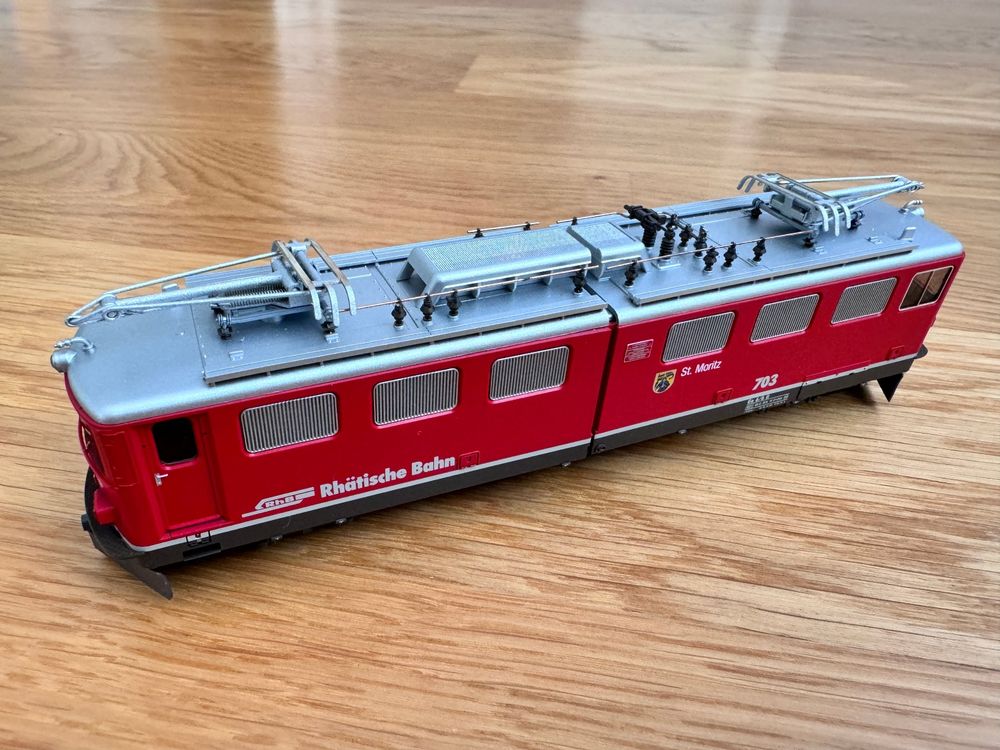 Bemo Modelleisenbahnen: Bemo 1254 143 RhB Ge 6/6 St. Moritz H0m Elok – Gebraucht aus Basel von szbdsfrjs 4