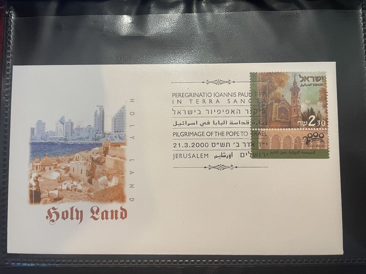 Alle Briefmarken: Israel Postal Cancellations Pilgrimage Pope John Paul 2000 – Neu (gemäss Beschreibung) aus Gebertingen von Photographica 6
