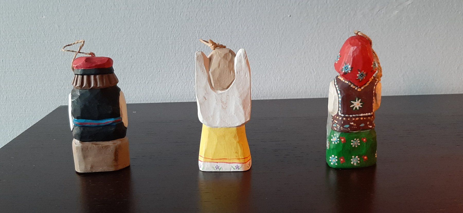 Statuette: Holzfiguren, 3 Stück, Handgeschnitzt! – Usato da Zürich venduto da SmartKeith 2