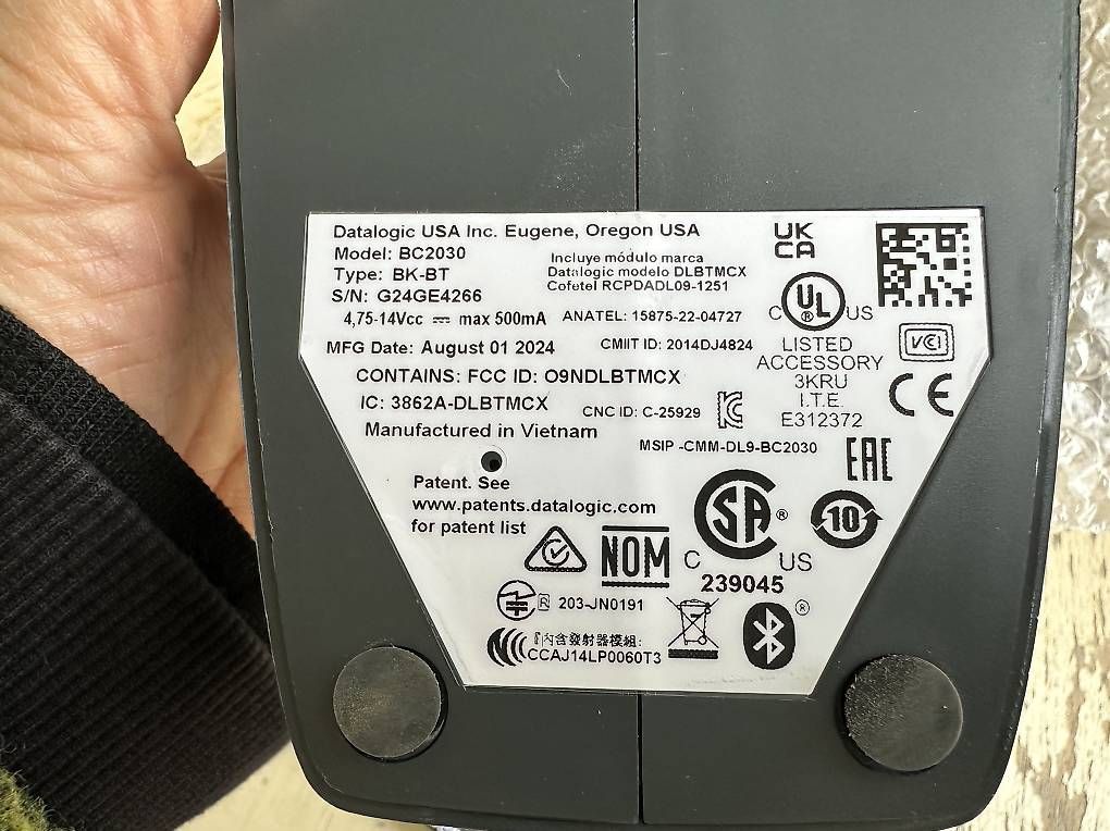 Scanner: neues Datalogic QuickScan QBT2131 in schwarz – Nuovo (secondo la descrizione) da Necker venduto da liq24 3