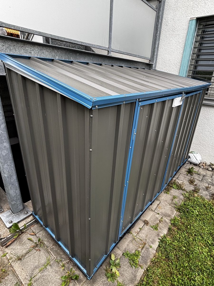 Box contenitori: Gartenbox Metall 225x78x134cm – Usato da Rotkreuz venduto da Levo_9 4