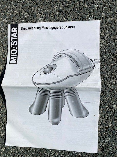 Massagegeräte: Massagegerat Shiatsu mit Netzteil – Gebraucht aus Effingen von Randb 2