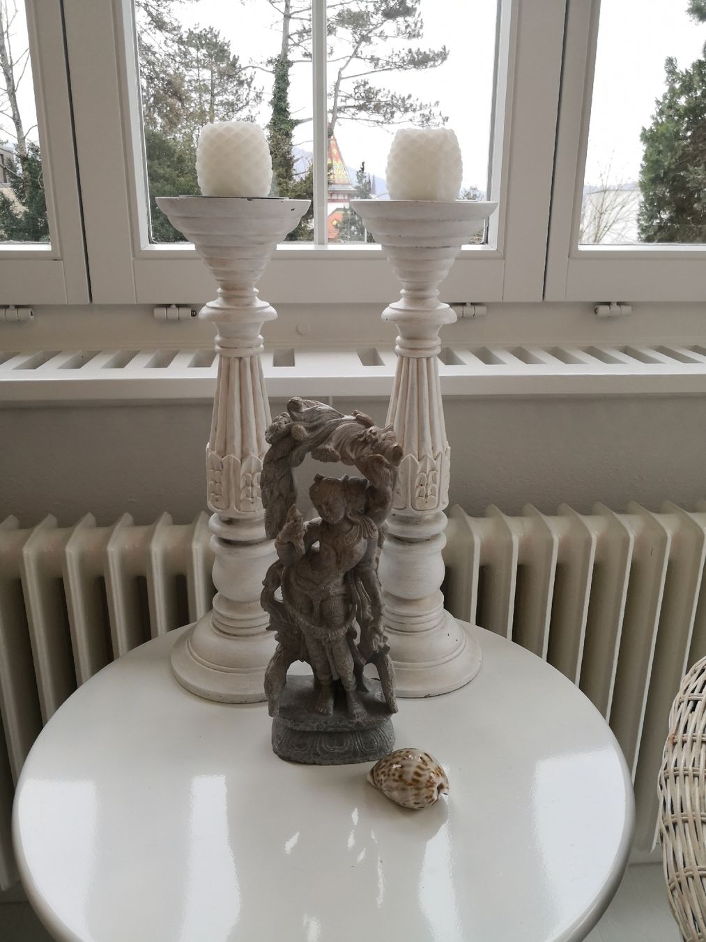 Sculture & Statue: HANDGEMEISELTE DEVA STATUE AUS SPECKSTEIN EINZELSTÜCK INDIEN – Nuovo (secondo la descrizione) da Olten venduto da Naja-Twins-Twins 7