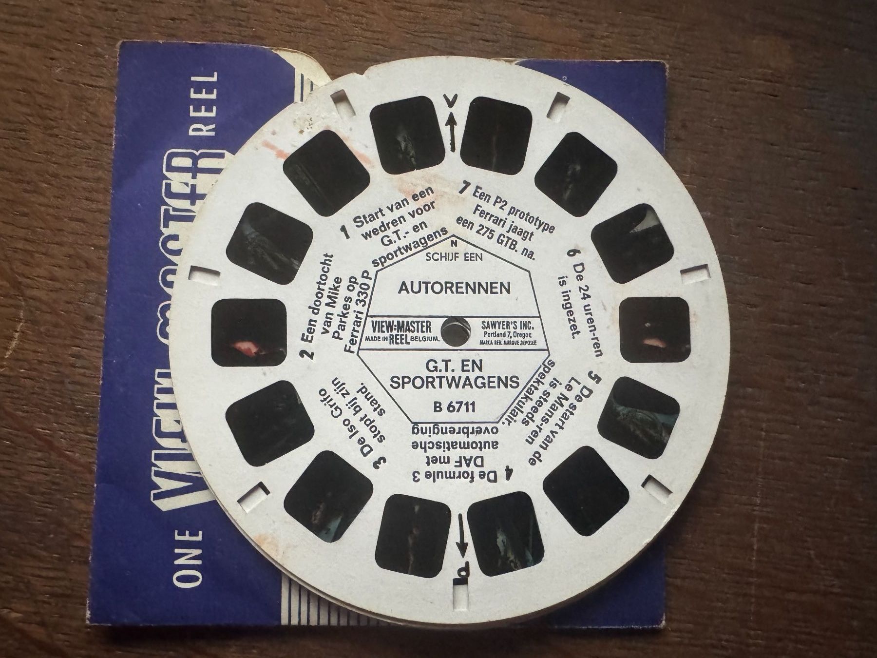 View-master Spielzeuge: View-Master 3D: Nr. B 671 AUTORENNEN (3 Scheiben) – Gebraucht aus Tegerfelden von siebenmacky 2