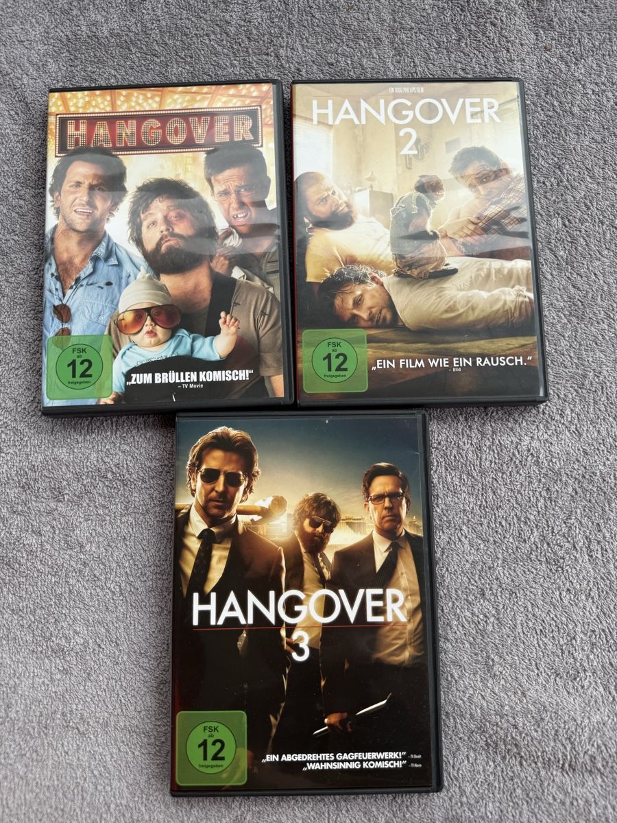 Alle DVDs: DVD Collection: Hangover 1-3 – Gebraucht aus Adliswil von Yoko2014
