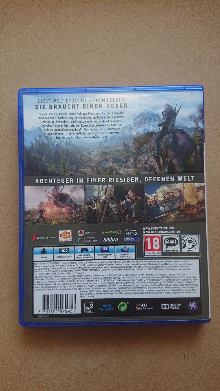 Giochi: The Witcher 3 Wild Hunt PS4 – Usato da Chur venduto da FreakofRarity 1