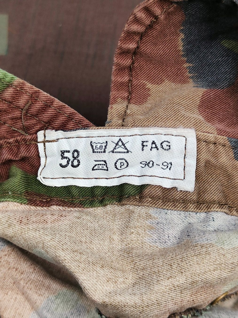 Schweizer Armee Uniformi: TAZ Ord. 1990 Mütze, Grösse 58 – Usato da Bauma venduto da SwissMilitaria 6