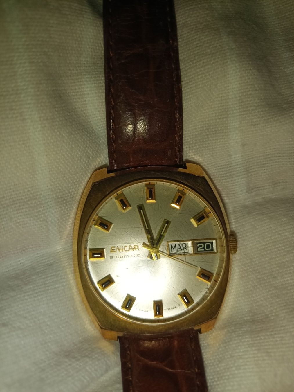 Enicar Orologi: Enicar Dolphin Automatik Automatic Uhr antik selten – Usato da Lachen SZ venduto da neu-und-antik 1