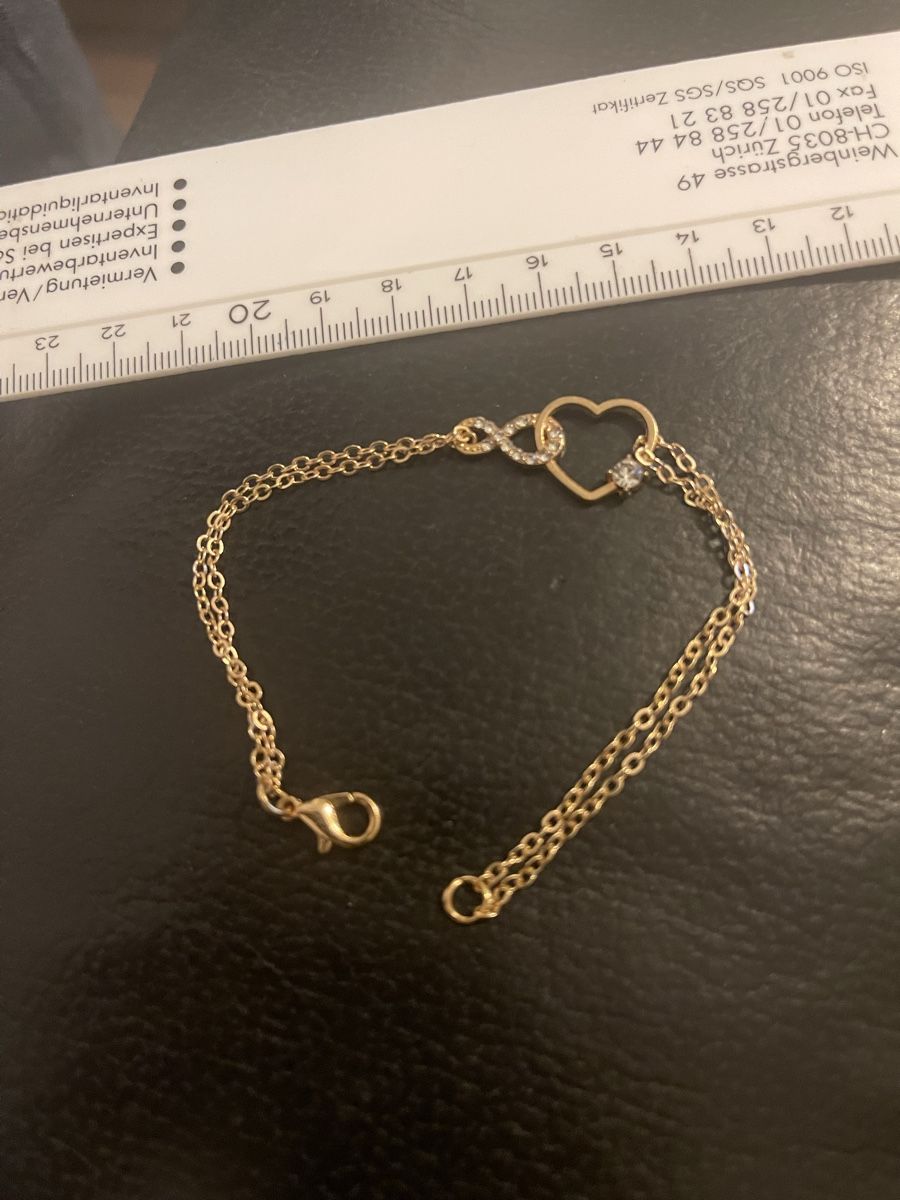 Armbänder & -reifen: Gourmette plaquée or jaune 17 cm neuve  – Neu (gemäss Beschreibung) aus Kloten von Vermicelles
