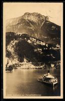 AK Axenstein, Am Vierwaldstättersee, Dampfer