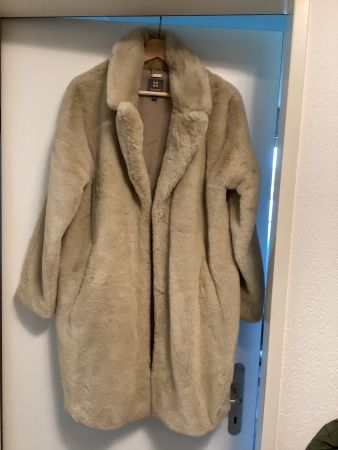 Damen Mantel Kunstfell Grösse M