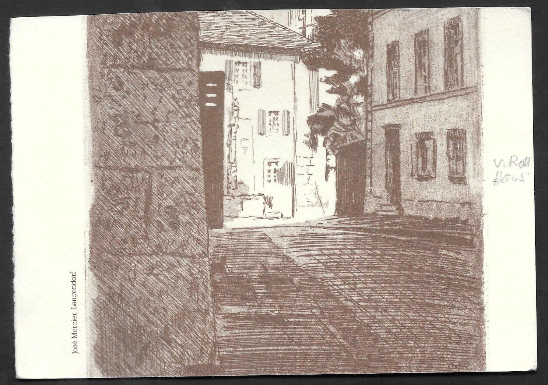 Cartoline postali: Solothurn Von Roll Haus – Usato da Olten venduto da clotaldi