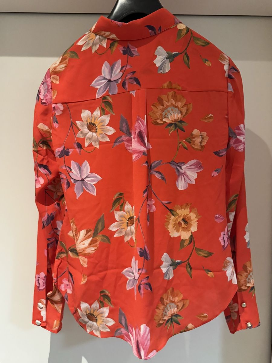 Ted Baker Camicette: Ted Baker Bluse Gr. 1 / 36 Korallenrot Blumenmuster neu – Nuovo e nell'imballaggio originale da Galgenen venduto da syl_7y9c 5