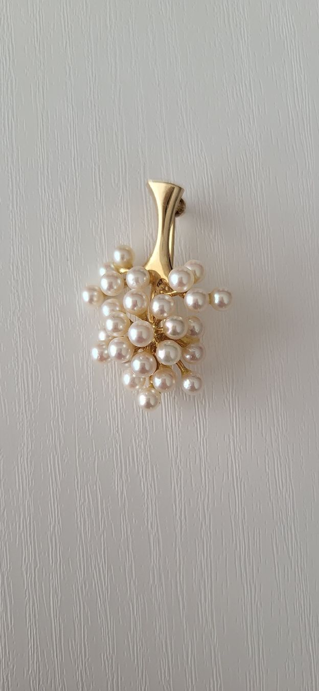 Anhänger: Fantastisch schöner Anhänger/ Perlenbrosche  – Neu (gemäss Beschreibung) aus Unterägeri von Altgoldschmuck 4
