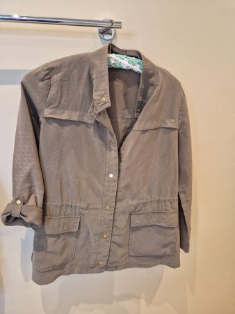 Zara Basic Jacke olivgrün, Gr. S