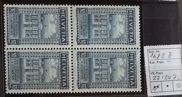 W) 1924, UPU im 4-Block postfrisch