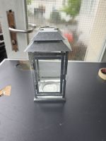Laterne Metall Glas  gutem Zustand