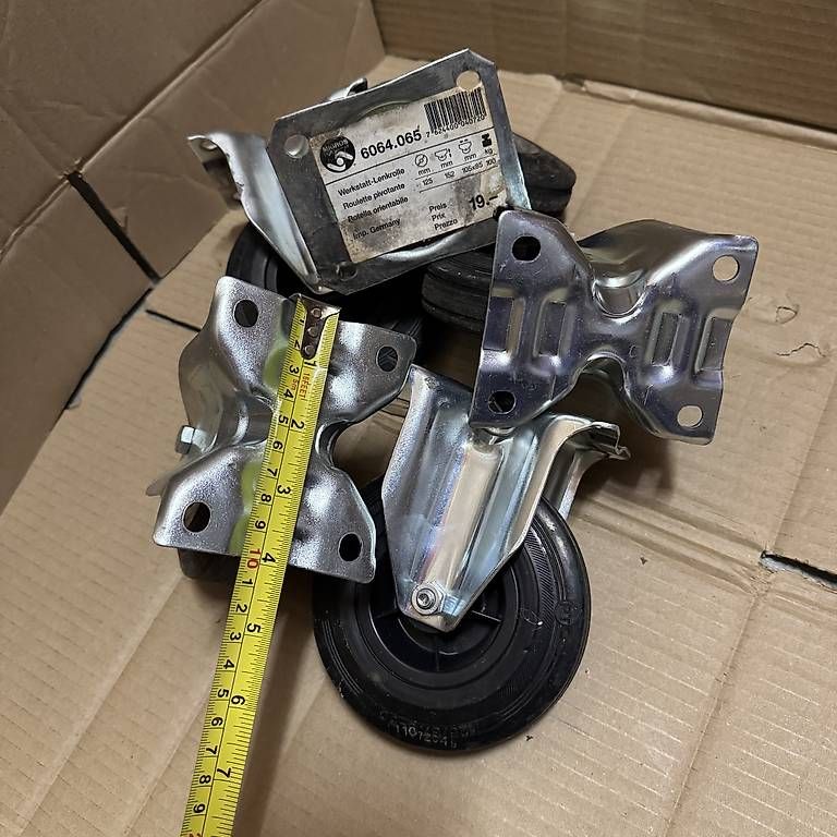 Sonstiges zum Lager & Transport: 5 stück Industrie Container Räder Rollen 125/37,5-50 – Neu (gemäss Beschreibung) aus Sachseln von AbrahamOW 1
