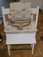 Stokke Tripp Trapp Hochstuhl Weiss inkl. Baby Set & Kissen