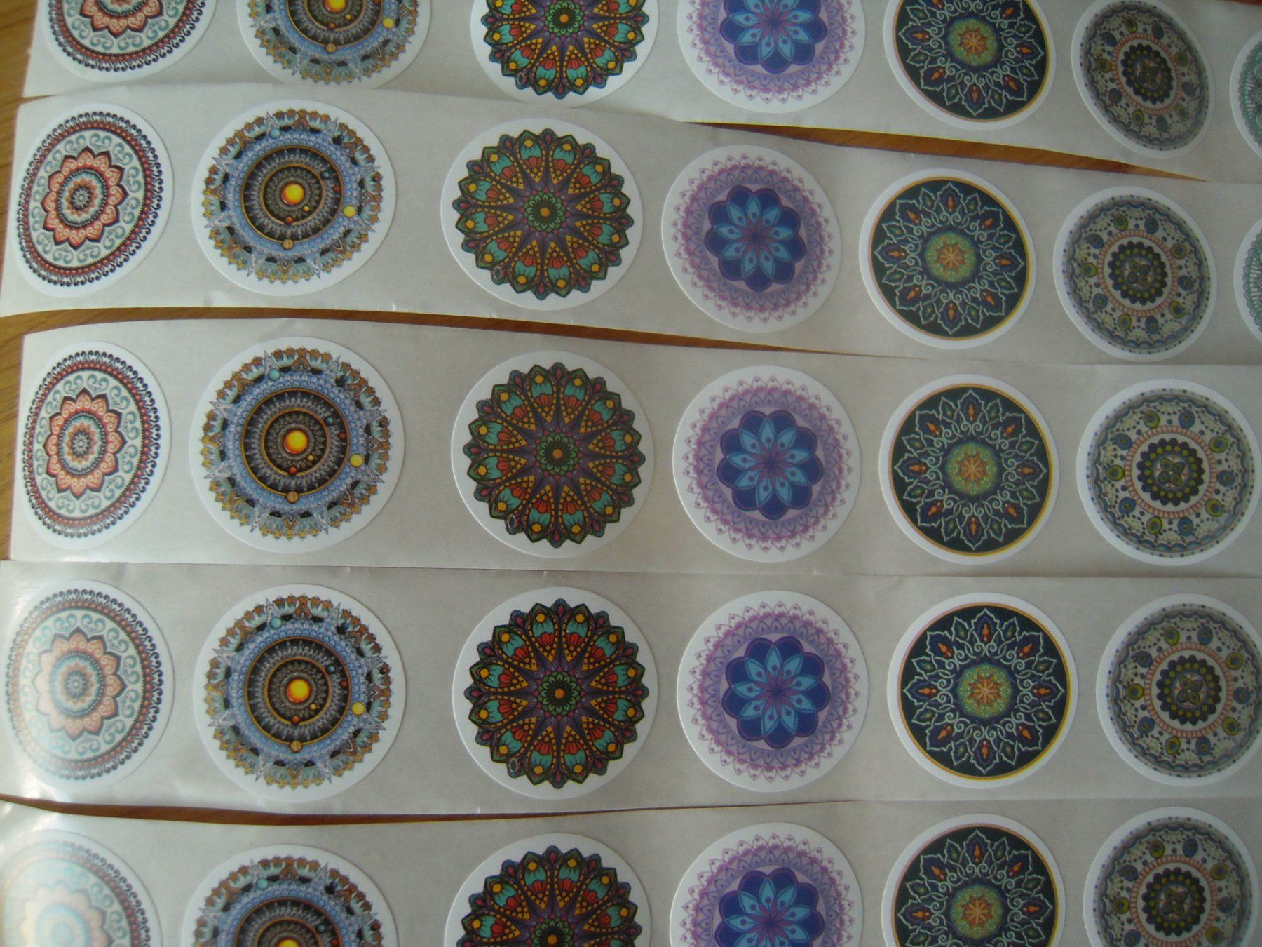 Sticker: 100 Neue Mandala Sticker / Aufkleber – Nuovo e nell'imballaggio originale da Uzwil venduto da visions77 2