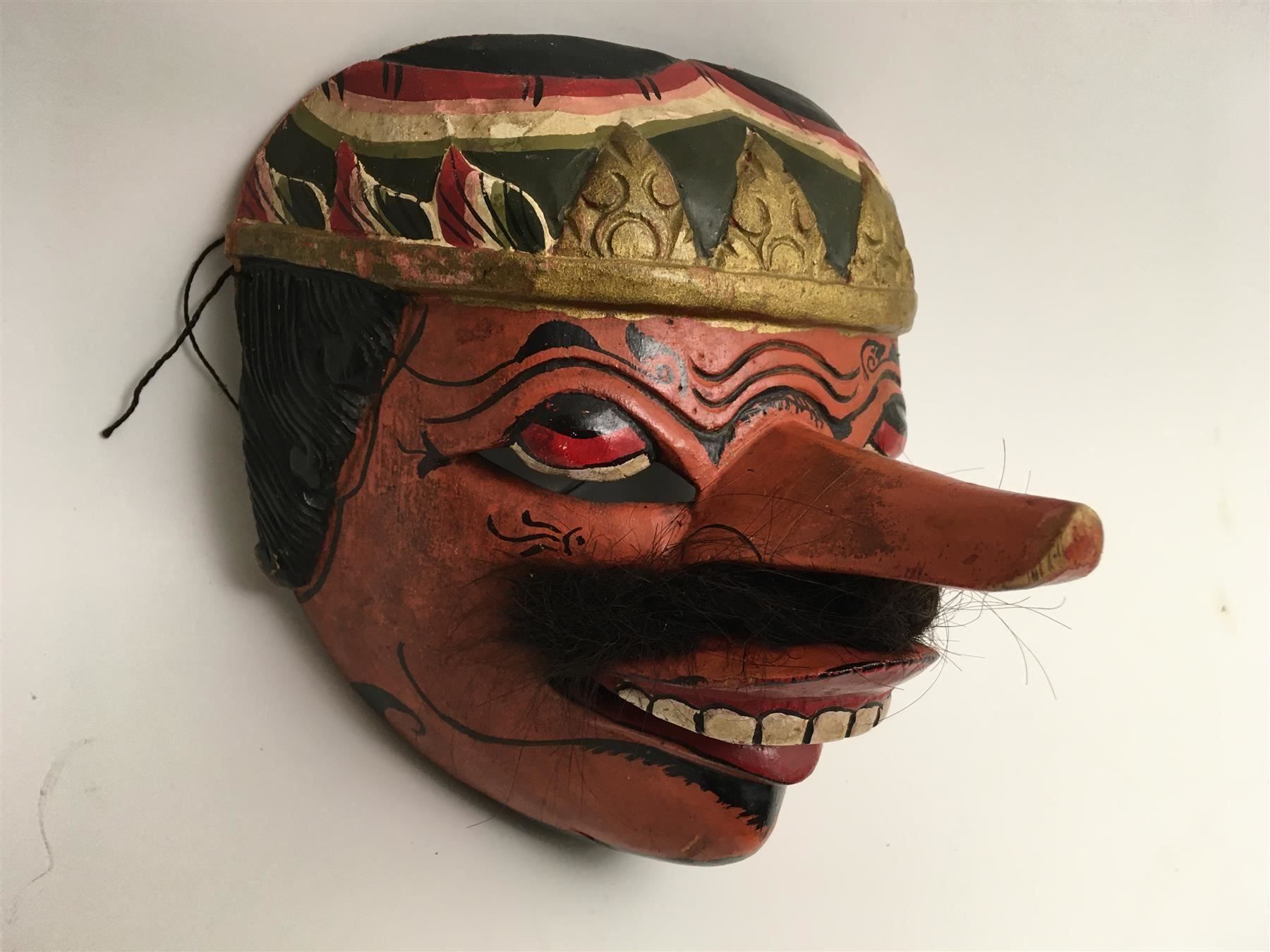 Internationale Kunst: Afrikanische Holzmaske alt Unikat aus Sammlung – Gebraucht aus Rheineck von emma.gut 1