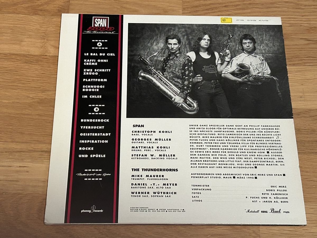 Schallplatten: Span. 1990. Span 2000 and the Thunderhorns – Gebraucht aus Faulensee von Mizuno06 1