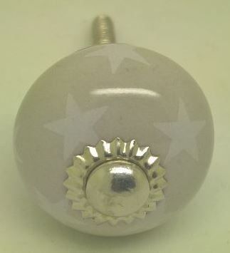 Maniglie per cassetti & Pomelli per mobili: Möbelknopf beige mit Sternli – Nuovo e nell'imballaggio originale da Schwerzenbach venduto da Alperose03 1