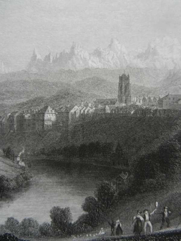 Stiche: Bern Stahlstich von Bartlett – Gebraucht aus Risch von Rischli15 6