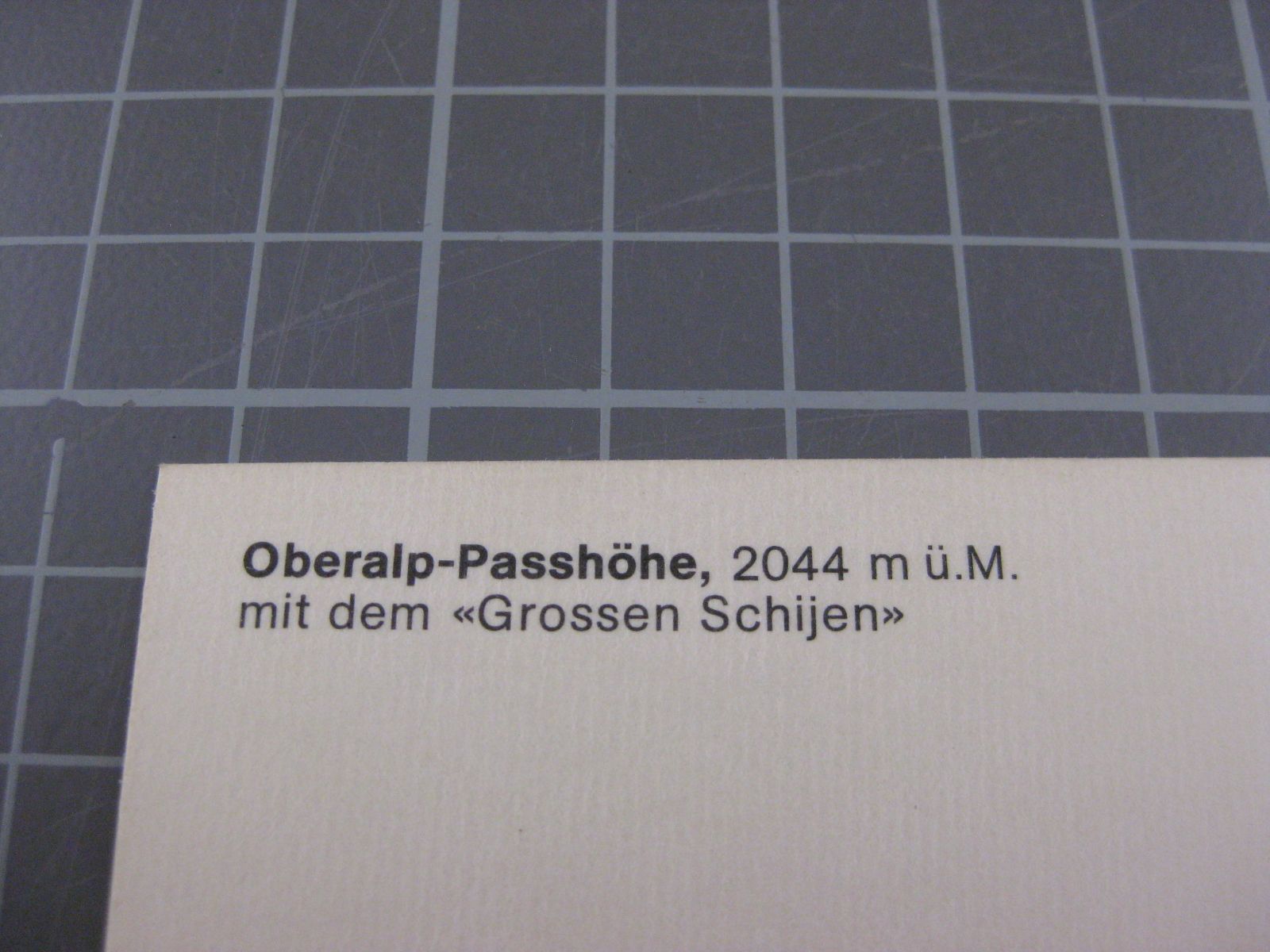 Cartoline postali: AK Oberalp Passhöhe mit Zug – Usato da Malters venduto da Marosko 2