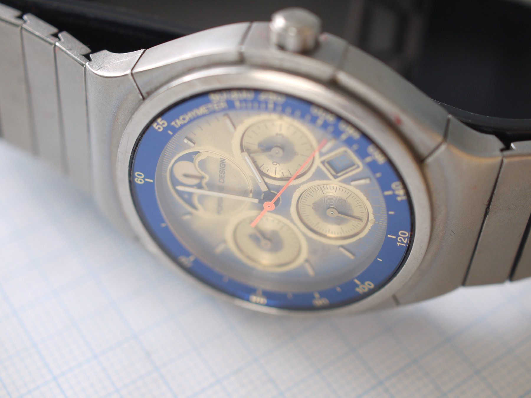 IWC Orologi: IWC Porsche Design Moonphase Ref.3748 Ø 36mm – Usato da Gross venduto da Retro20 3
