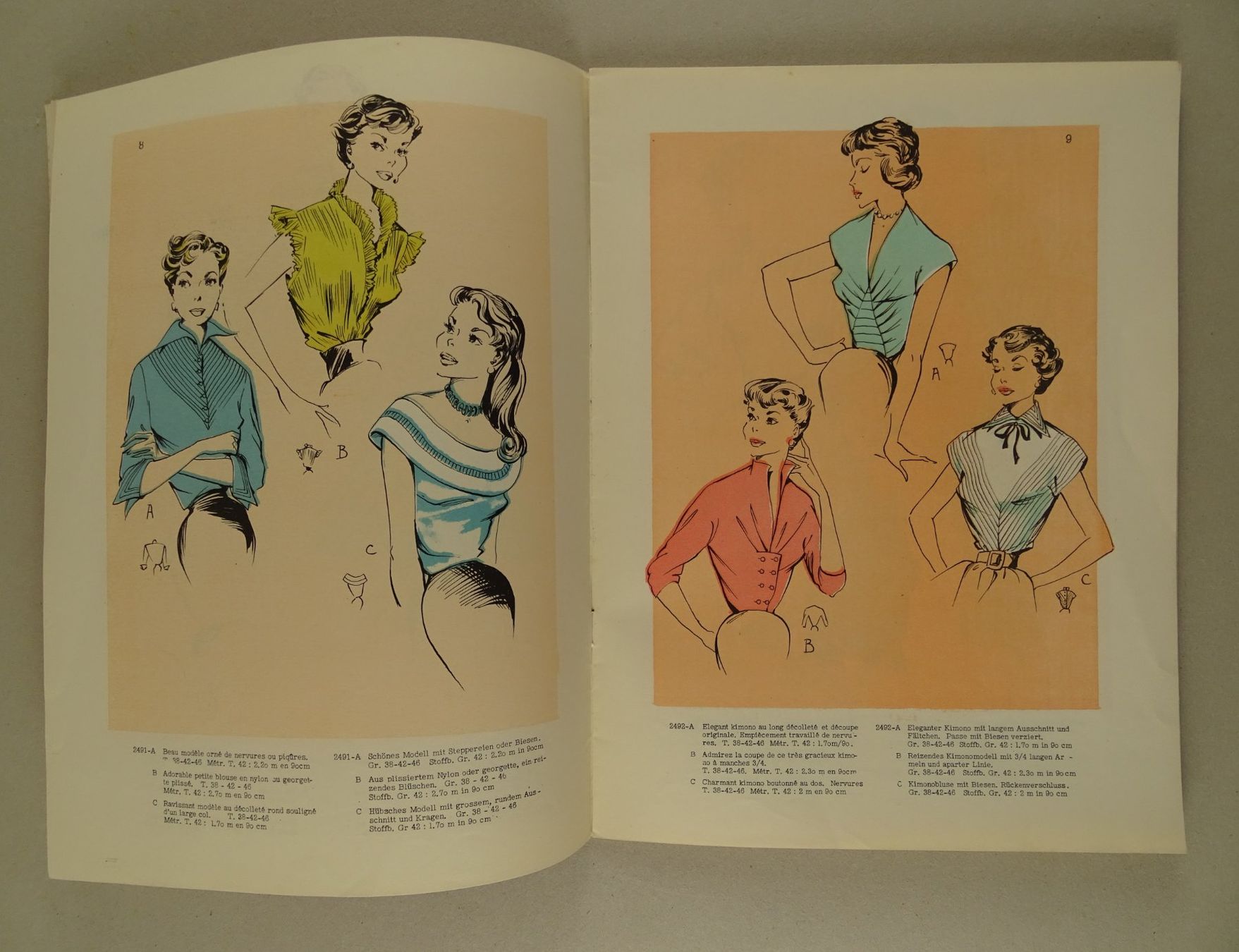 Livres: MODE, MODEZEITSCHRIFT JOLYMODE BLOUSES ET JUPES – D'occasion à Grüningen par Kartensammler 2