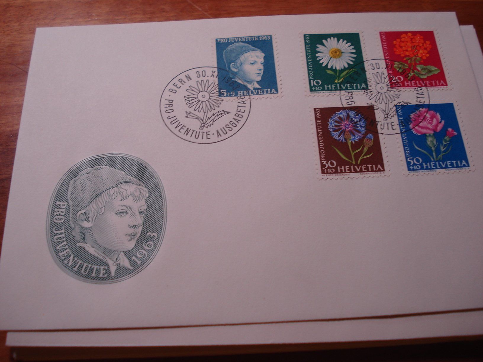 Tous les timbres: FDC Pro Juventute 1963, ungelaufen – D'occasion à Niederwil AG par morostahu