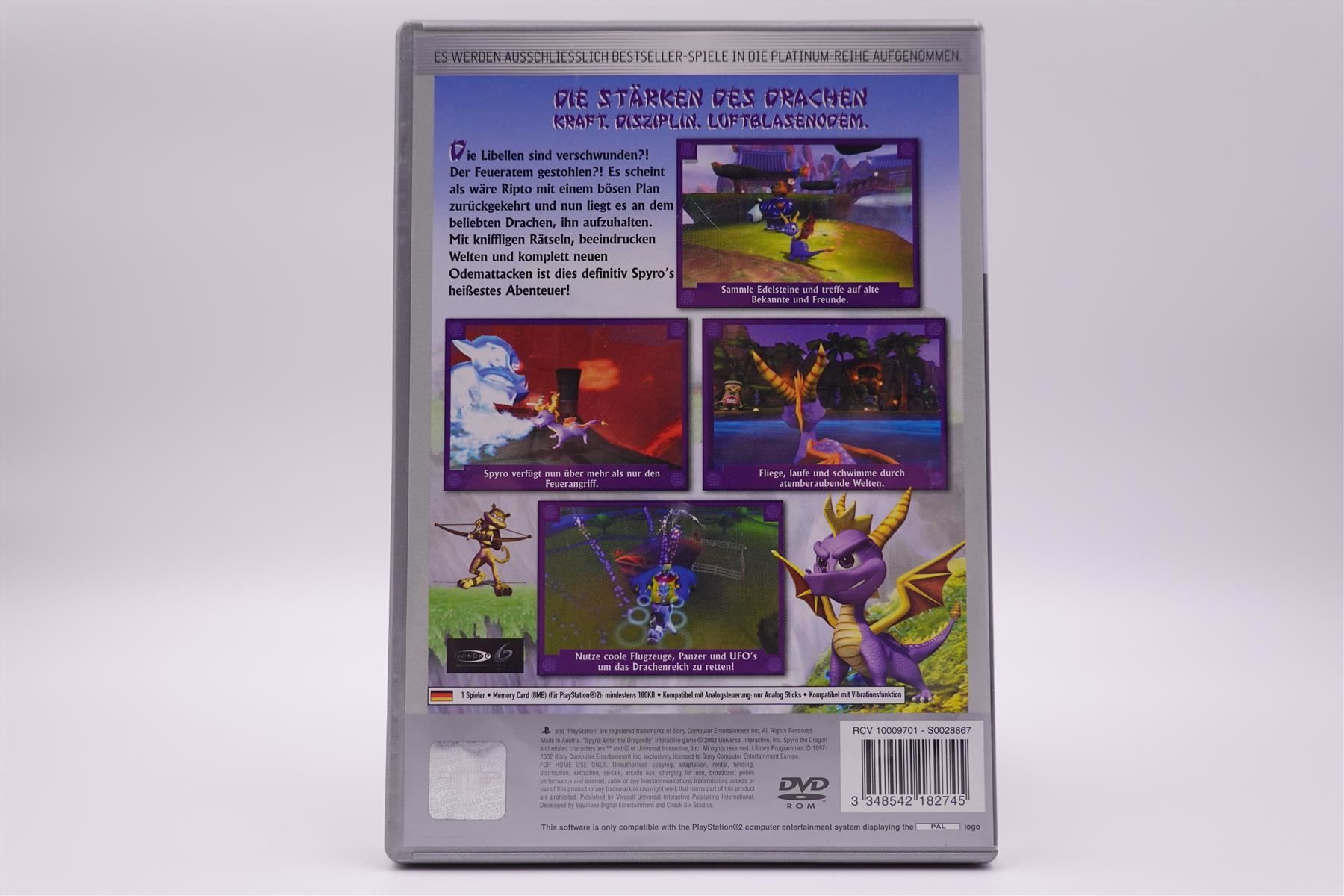 Sony Giochi: Spyro Enter The Dragonfly (PS2) – Usato da Herisau venduto da ZelliZone 1