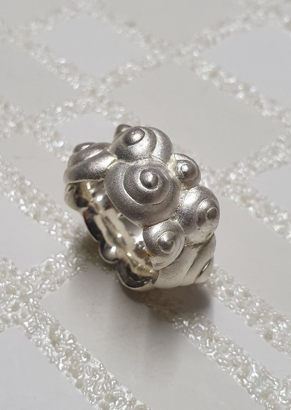 Anelli: Neu: breiter Ring Gr. 57 / 925 Silber – Nuovo (secondo la descrizione) da Muri AG venduto da Edlerweiss 2