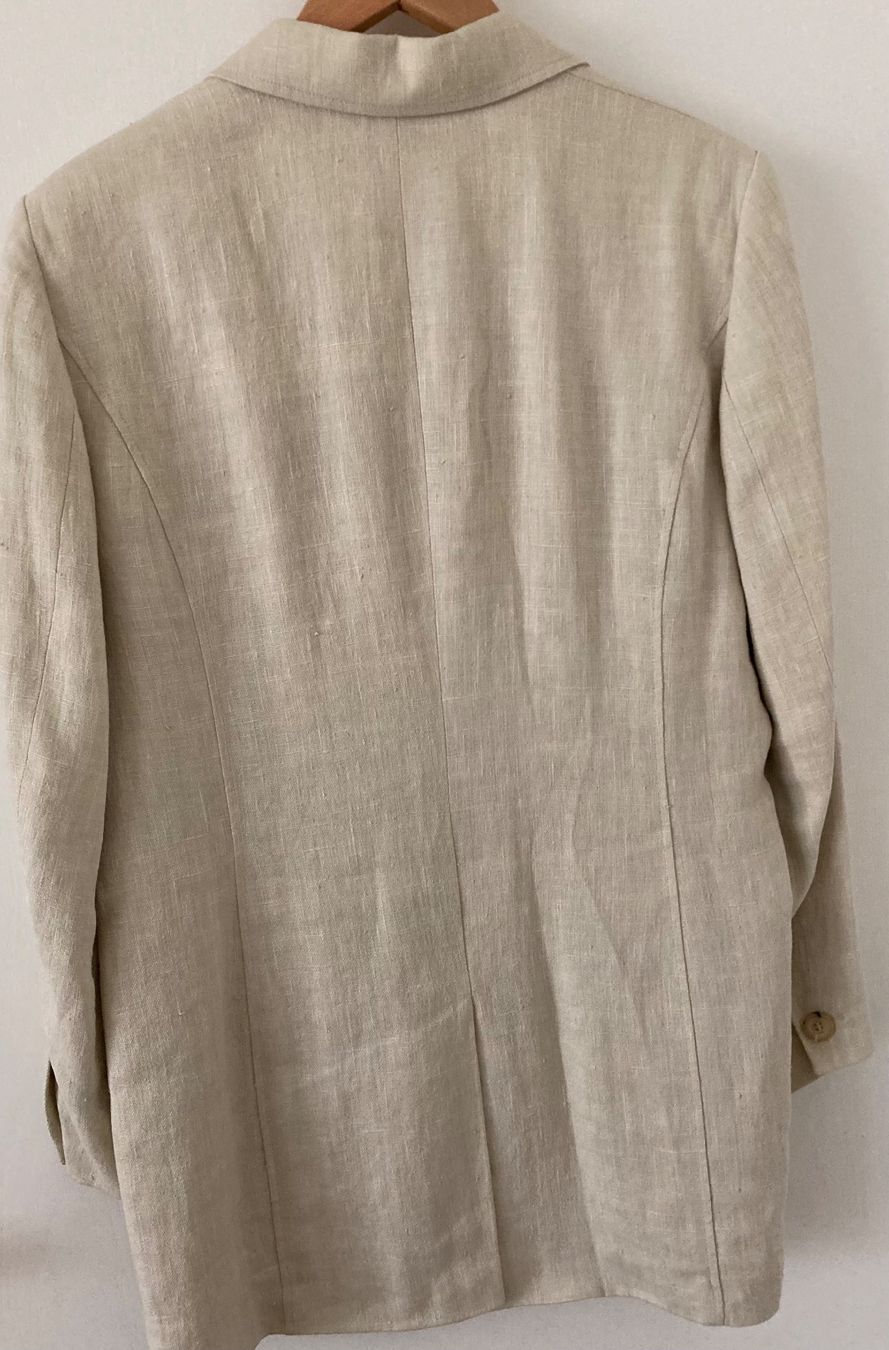 Madeleine Jacken: Leinen Blazer in  Beige – Neu (gemäss Beschreibung) aus Grüt (Gossau ZH) von Air8k3m 2